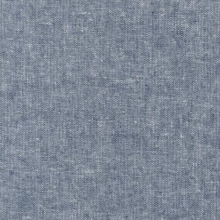 Essex Yarn-Dyed Linen/Cotton Blend - Indigo Fabric Essex 