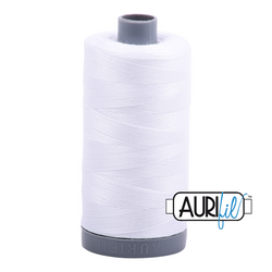 Aurifil Thread - White 2024 - 28wt