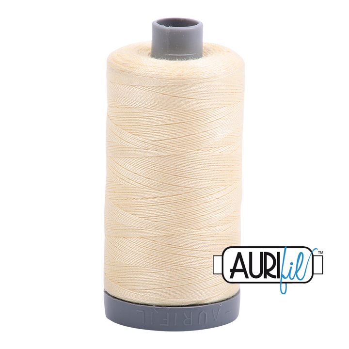 Aurifil Thread - Light Lemon 2110 - 28wt