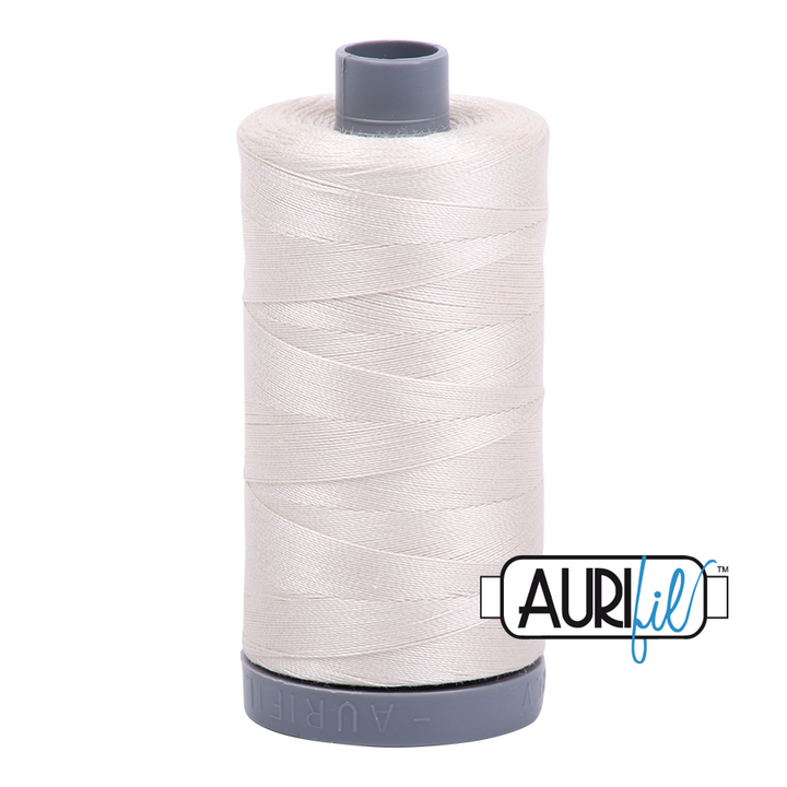 Aurifil Thread - Silver White 2309 - 28wt