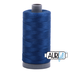 Aurifil Thread - Dark Delft Blue 2780 - 28wt