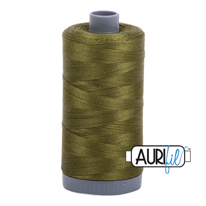 Aurifil Thread - Very Dark Olive 2887 - 28wt