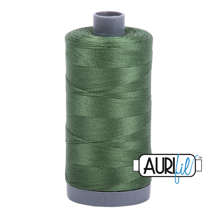 Aurifil Thread - Very Dark Grass Green 2890 - 28wt