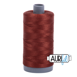 Aurifil Thread - Copper Brown 4012 - 28wt