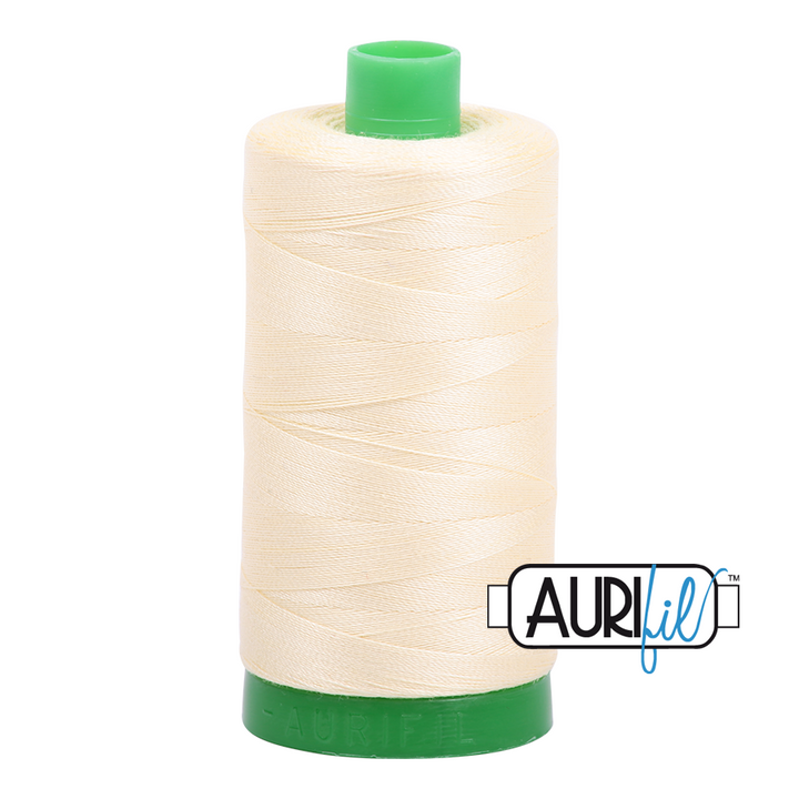 Aurifil Thread - Light Lemon 2110 - 40wt