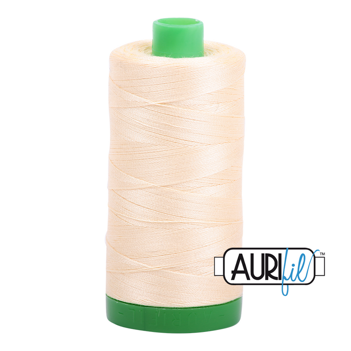 Aurifil Thread - Butter 2123 - 40wt