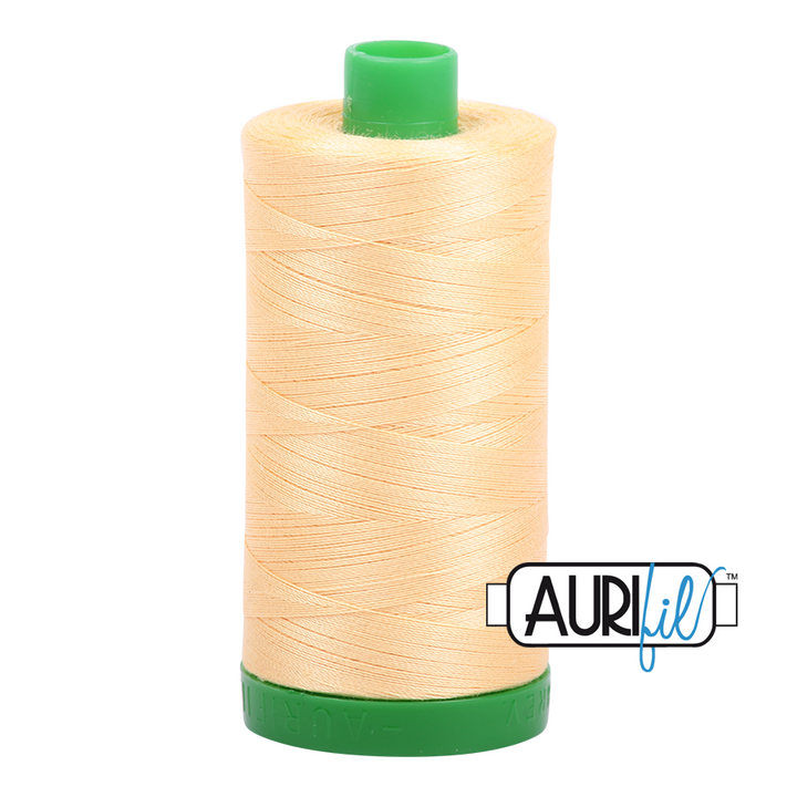Aurifil Thread - Medium Butter 2130 - 40wt