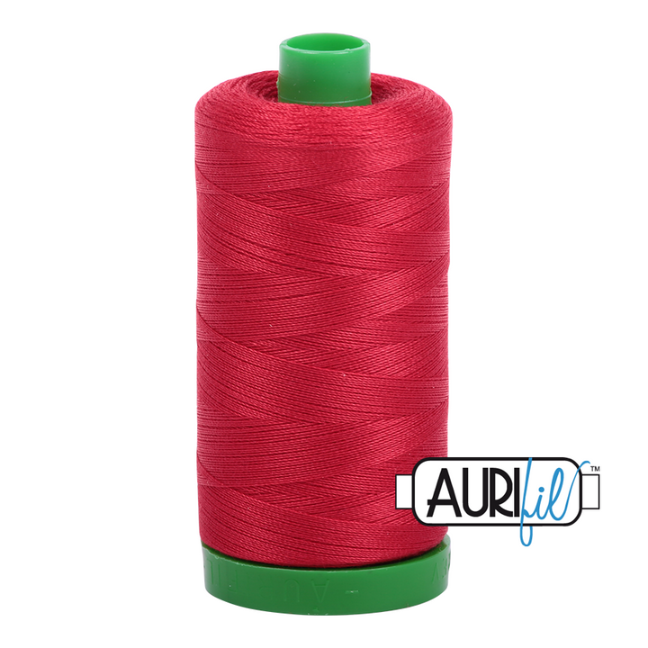 Aurifil Thread - Red 2250 - 40wt