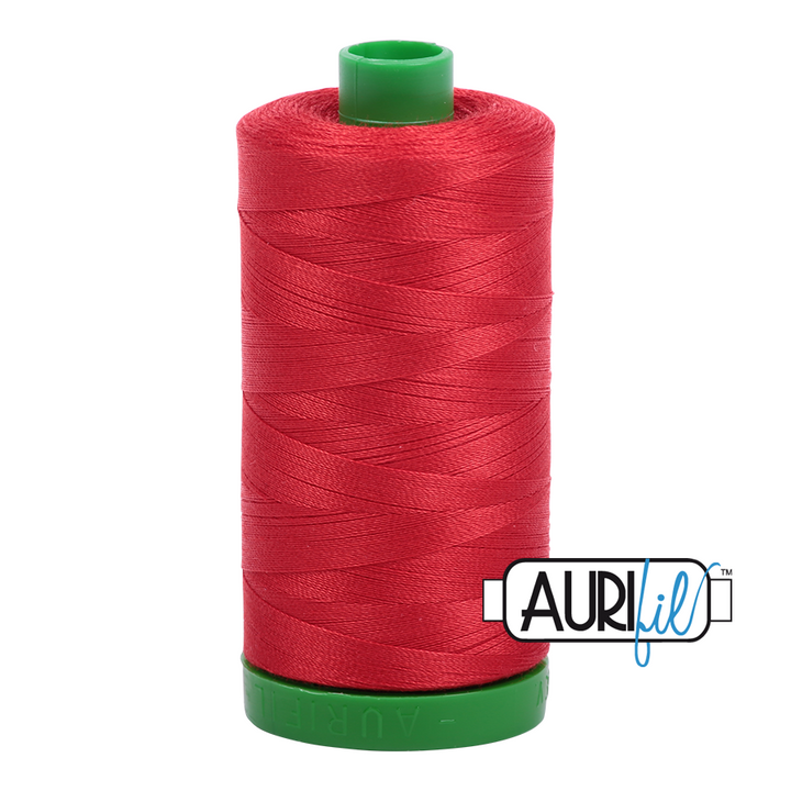 Aurifil Thread -  Lobster Red 2265 - 40wt