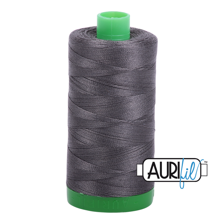 Aurifil Thread - Dark Pewter 2630 - 40wt