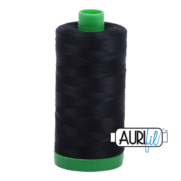 Aurifil Thread - Black 2692 - 40wt
