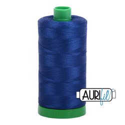 Aurifil Thread - Dark Delft Blue 2780 - 40wt