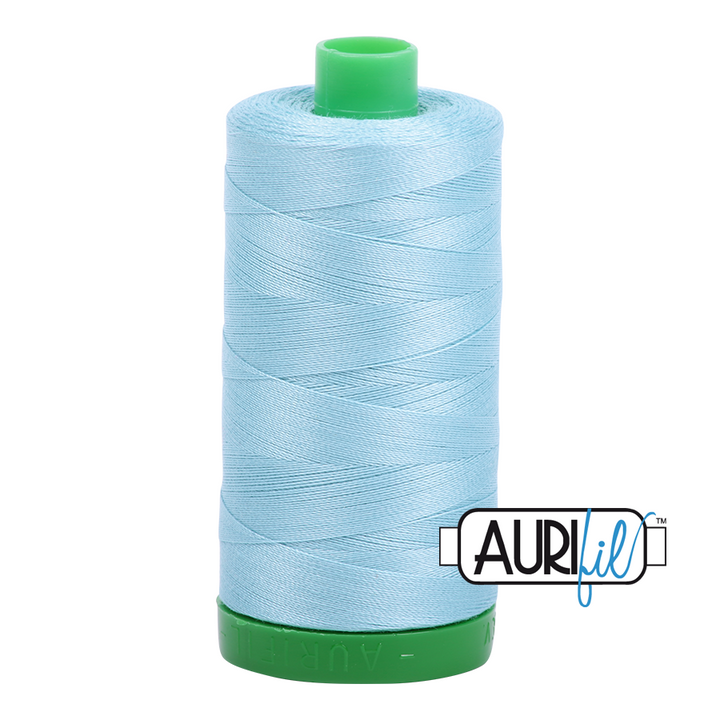 Aurifil Thread - Light Grey Turquoise 2805 - 40wt
