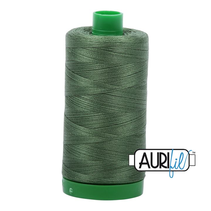 Aurifil Thread - Very Dark Grass Green 2890 - 40wt