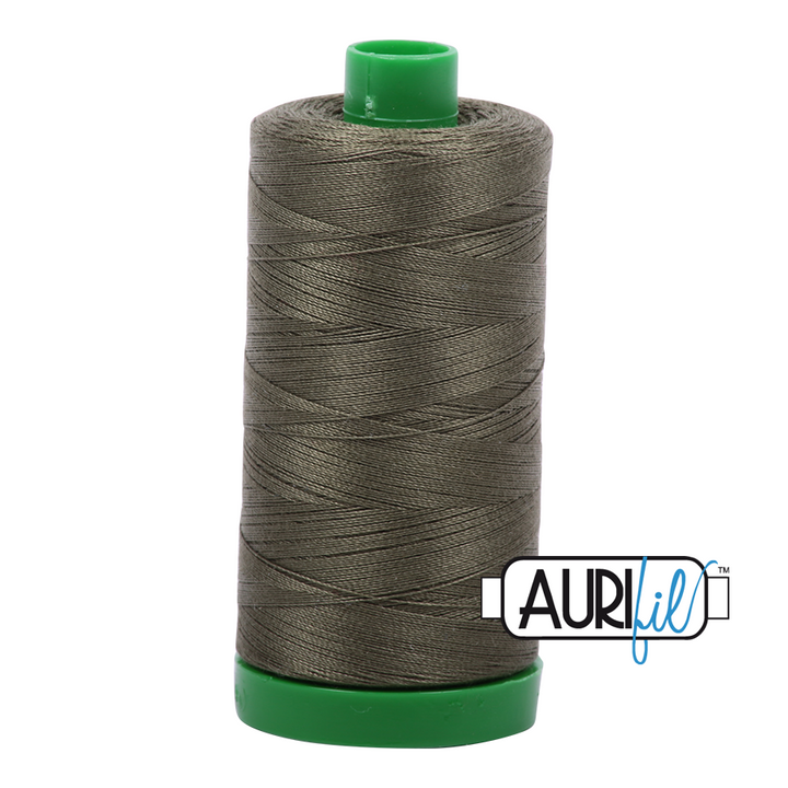 Aurifil Thread - Army Green 2905 - 40wt