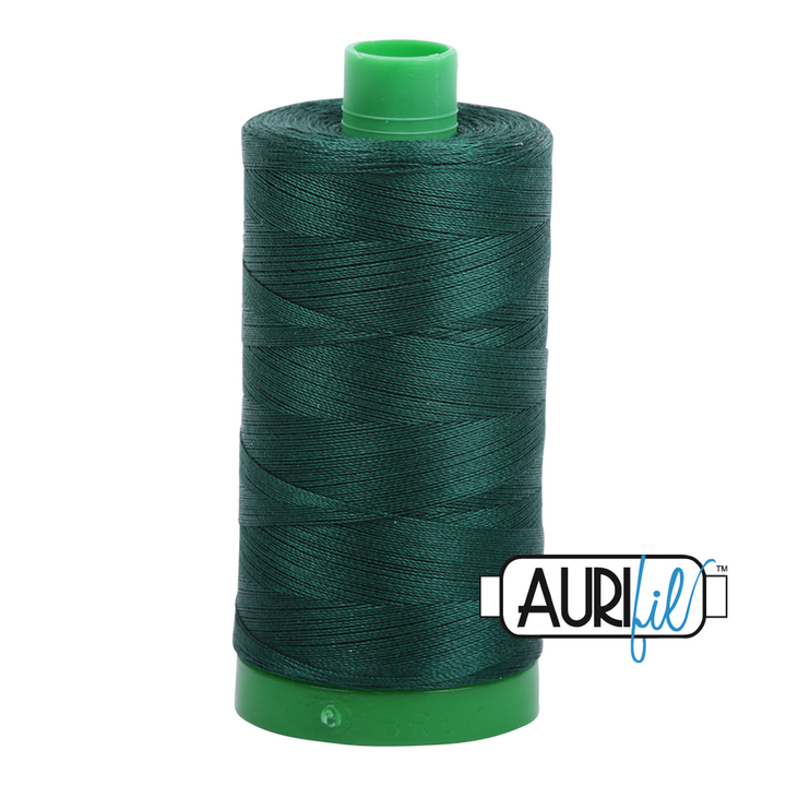 Aurifil Thread - Forest Green 4026 - 40wt