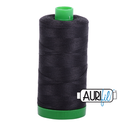 Aurifil Thread - Very Dark Grey 4241 - 40wt