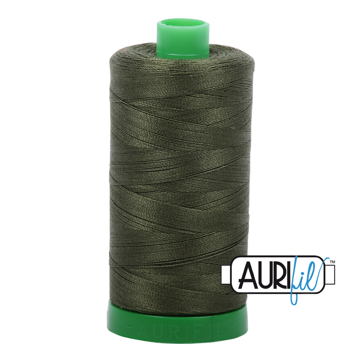 Aurifil Thread - Medium Green 5023 - 40wt