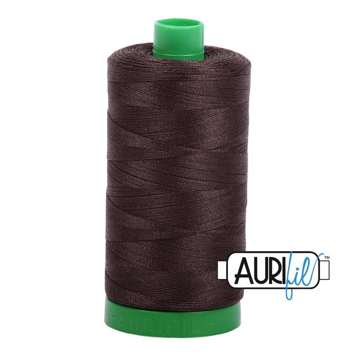 Aurifil Thread - Dark Brown 5024 - 40wt
