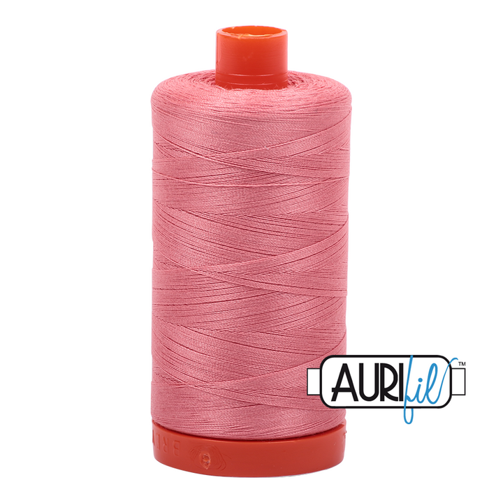 Aurifil Thread - Peachy Pink 2435 - 50wt