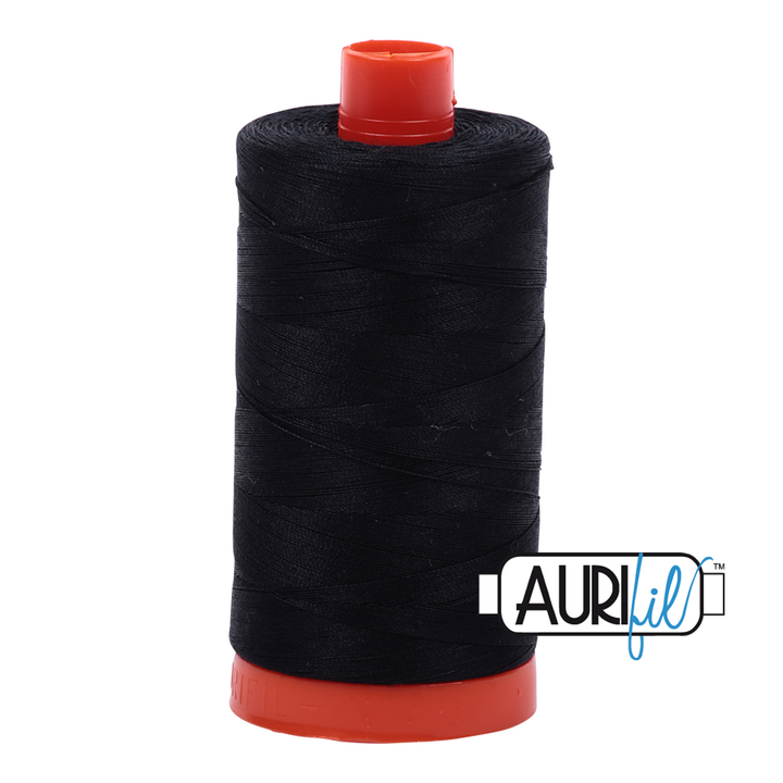 Aurifil Thread - Black 2692 - 50wt