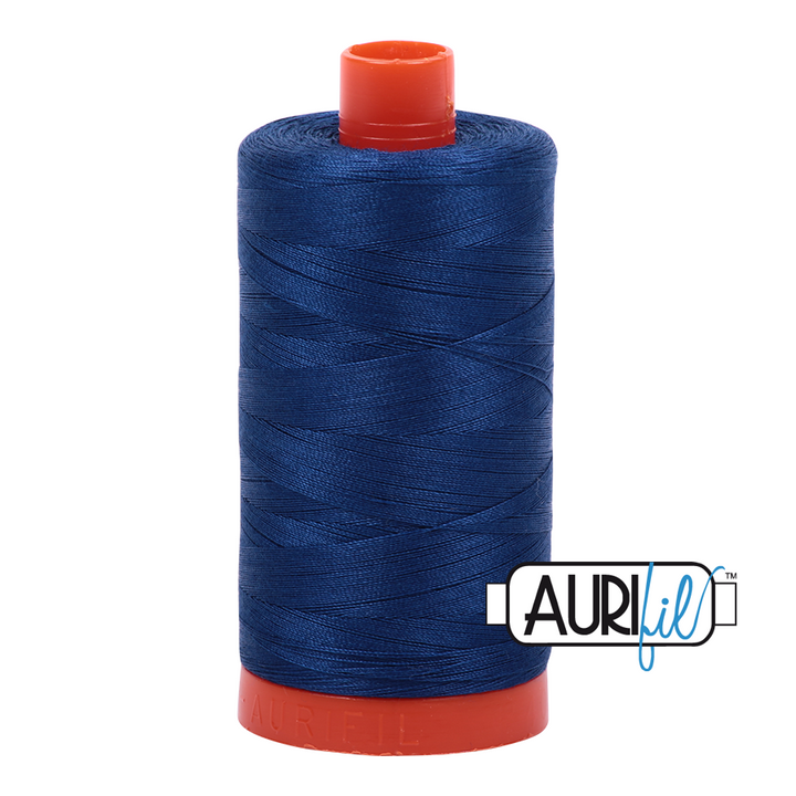 Aurifil Thread - Dark Delft Blue 2780 - 50 wt