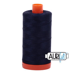 Aurifil Thread - Very Dark Navy 2785 - 50 wt