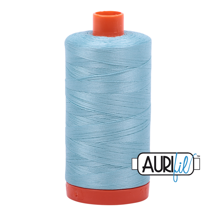 Aurifil Thread - Light Grey Turquoise 2805 - 50wt