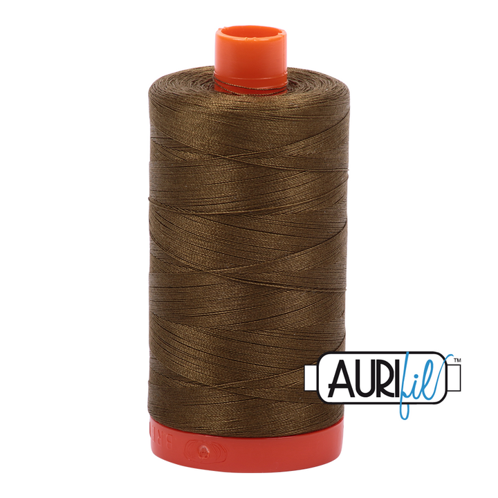 Aurifil Thread - Dark Olive 4173 - 50 wt
