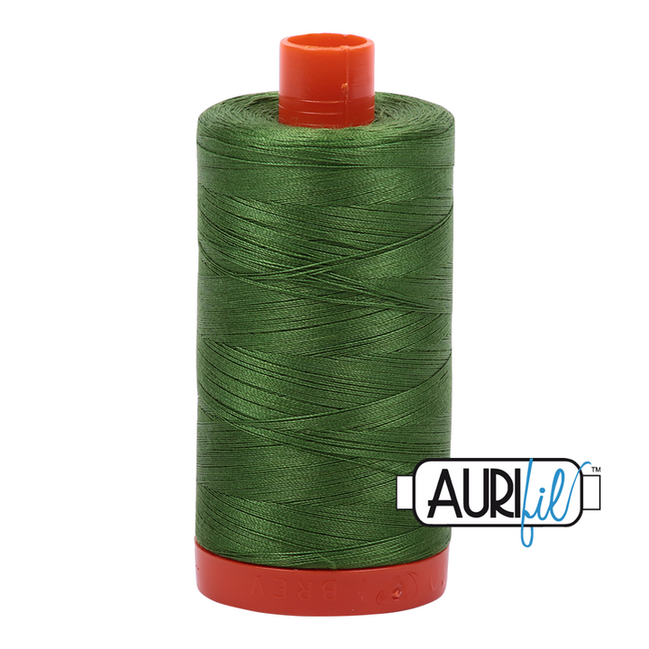 Aurifil Thread - Dark Grass Green 5018 - 50wt