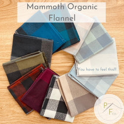$1 Mammoth Flannel Sample Fabric Piece Fabric Co. 