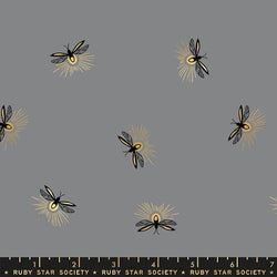 Firefly; Fireflies - Metallic Falcon, 1/4 yard