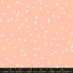 Hole Punch Dots - Peach, 1/4 yard Fabric Ruby Star Society 