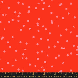 Hole Punch Dots - Ruby, 1/4 yard Fabric Ruby Star Society 