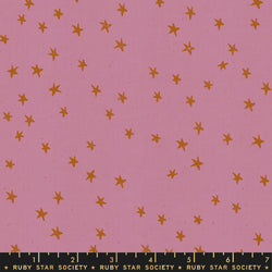 Starry - Dark Peony, 1/4 yard Fabric Ruby Star Society 