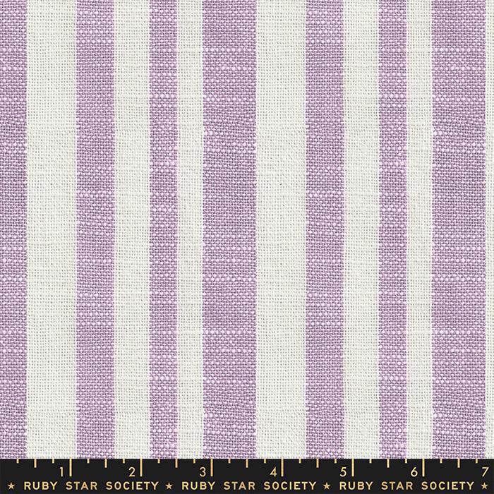 Warp & Weft Heirloom Wovens - Lupine Woven Texture Stripe Fabric Ruby Star Society 