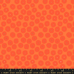 Floradora; Disco Dots - Goldfish, 1/4 yard