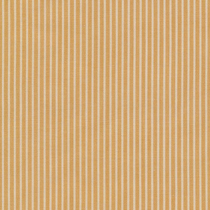 Sevenberry Crawford Stripes - Mustard, 1/4 yard