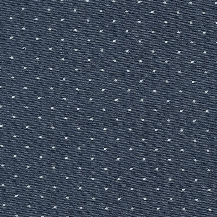 House of Denim: Chambray Dots, 1/4 yard Fabric Miscellaneous 