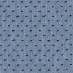 House of Denim: Swiss Dot Chambray, 1/4 yard Fabric Miscellaneous 