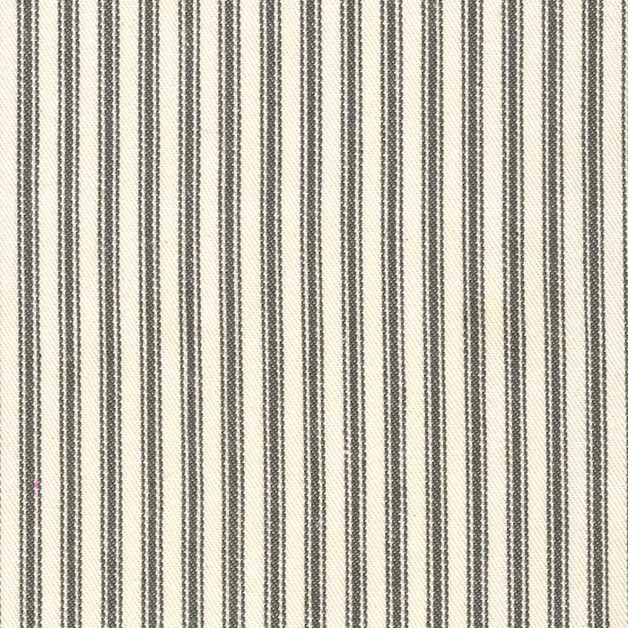 Classic Ticking Stripe - Charcoal Fabric Robert Kaufman 