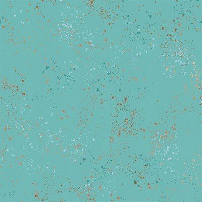 Speckled Turquoise Fabric Ruby Star Society 