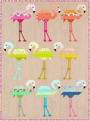 Florence Flamingo Quilt Kit Quilt Kit Robert Kaufman 