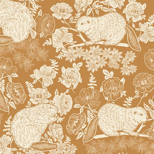 AGF Wild Forgotten; Beaver & Bloom Bramble COMING SOON Fabric Art Gallery Fabrics 