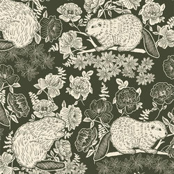 AGF Wild Forgotten; Beaver & Bloom Sycamore COMING SOON Fabric Art Gallery Fabrics 
