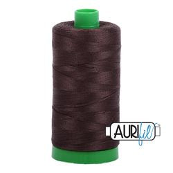 Aurifil Thread - Very Dark Bark 1130 - 40wt Thread Aurifil 