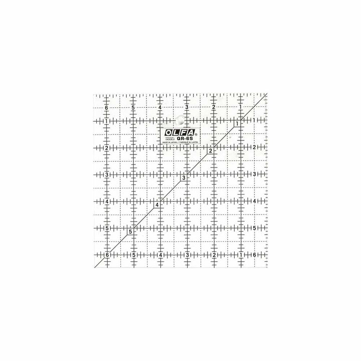OLFA Square Frosted Acrylic Ruler - 6 1/2