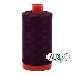 Aurifil Thread - Very Dark Eggplant 1240 - 50 wt Thread Aurifil 