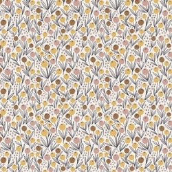 Get Out and Explore; Camping Flowers - Wistful Mauve, 1/4 yard