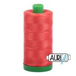 Aurifil Thread - Light Red Orange 2277 - 40wt Thread Aurifilorange 